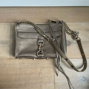 Rebecca Minkoff Mini Mac Metallic Crossbody Bag